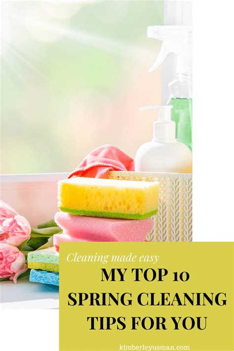 Top Spring Cleaning Tips to Try This Year .